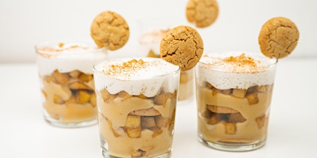 FREE Virtual Cooking Class: Maple Apple Ginger Snap Trifle