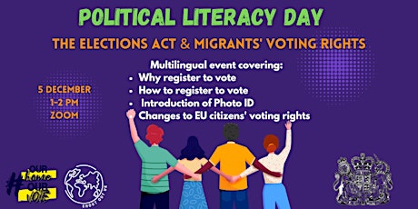 Political Literacy Day - Migrants in UK Democracy