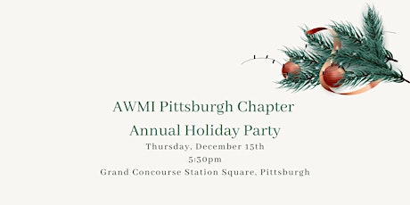 AWMI Annual Holiday Party!