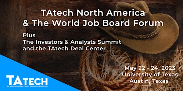 2023 TAtech North America & The World Job Board Forum