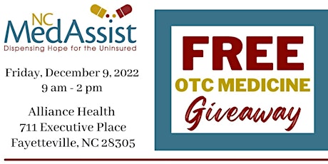 Cumberland County Over-the-Counter Medicine Giveaway 12.9.2022