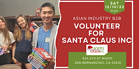 AIB2B Volunteers at Santa Claus Inc. for Christmas  Distribution