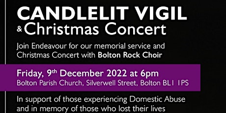 Hauptbild für Endeavour Project Candlelit Vigil and Christmas concert