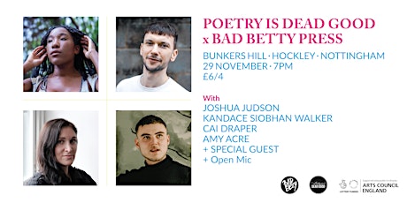 Poetry is Dead Good x Bad Betty Press  primärbild