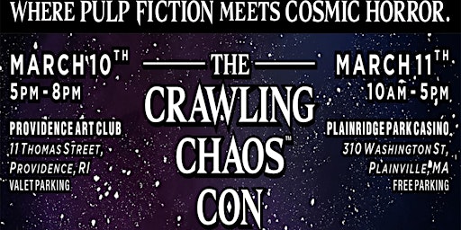 The Crawling Chaos Con ~ VENDOR SHOW