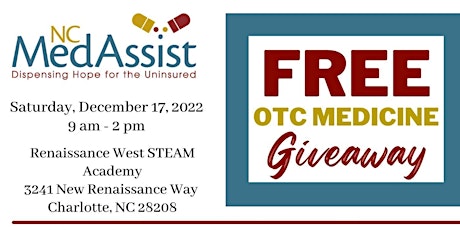Mecklenburg County Over-the-Counter Medicine Giveaway 12.17.2022