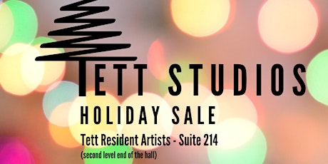 Tett Resident Artists Studio Holiday Sale
