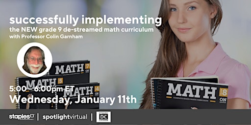 Successfully Implementing The New Grade 9 De-Streamed Math Curriculum