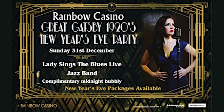 Rainbow Casino NYE 1920's Great Gatsby Night primary image