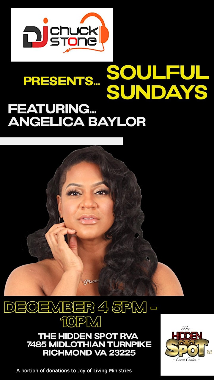 Soulful Sundays featuring "Angelica Baylor" image