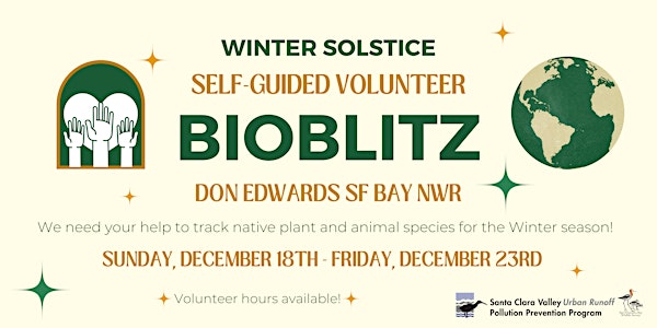 Volunteer Opportunity: Winter Solstice Self-Guided BioBlitz at the Refuge