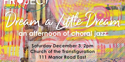 Dream a Little Dream: An Afternoon of Choral Jazz