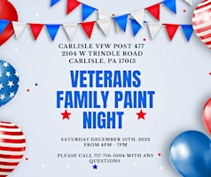 Veteran's/Military Family Paint Night