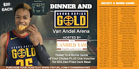 Dinner & Grand Rapids Gold