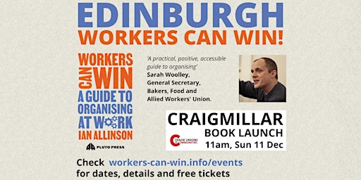 Workers Can Win - Edinburgh book launch