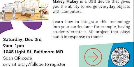 Imagen principal de Saturday Crash Course: STEM across the Curriculum: Makey Makey