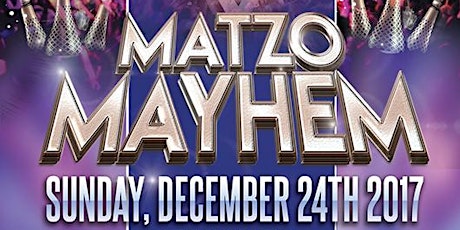 Matza Mayhem! The Official Holiday Bash for Young Jewish Professionals!! primary image
