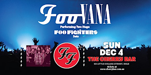 FOOVANA live at Cherry Bar! Sunday December 4th!