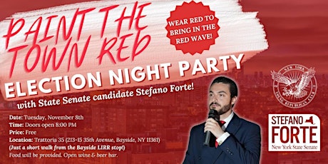 Paint the Town Red Election Night Party