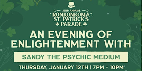 An evening of enlightenment with Sandy the psychic medium.