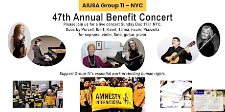 Amnesty International USA Group 11 47th Annual Benefit Concert
