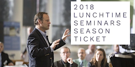 2018 Lunchtime Seminars Season Ticket primary image