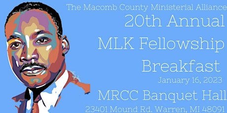 MLK Fellowship Breakfast  Special Guests Dr. Wendell Anthony & Vicky Winans