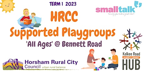 Imagem principal do evento Tuesdays 10:30am @ Bennett Road : All-Ages Playgroup - Term 1 2023