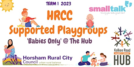 Image principale de Thursdays 10am @ The Hub: Babies Only Playgroup - Term 1 2023