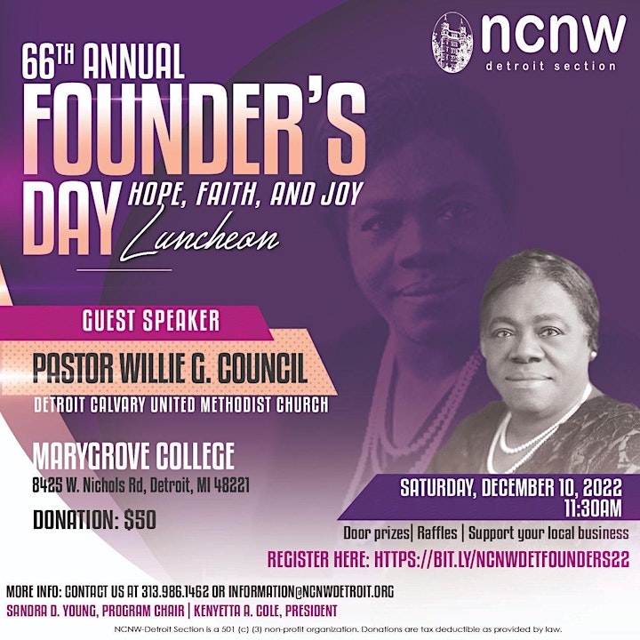66th Annual Founder's Day Luncheon: "Hope, Faith, and Joy" image