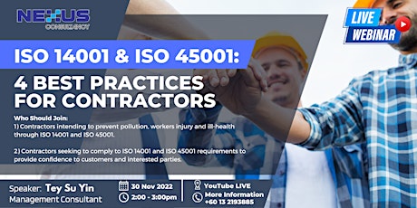 ISO 14001 & ISO 45001: 4 Best Practices For Contractors
