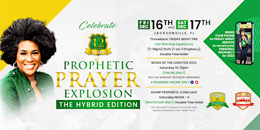 Prophetic Prayer Explosion Hybrid Edition  - WORD OF THE LORD FOR 2023