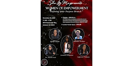 She Iz Me presents a Women of Empowerment - Defining your Purpose Brunch