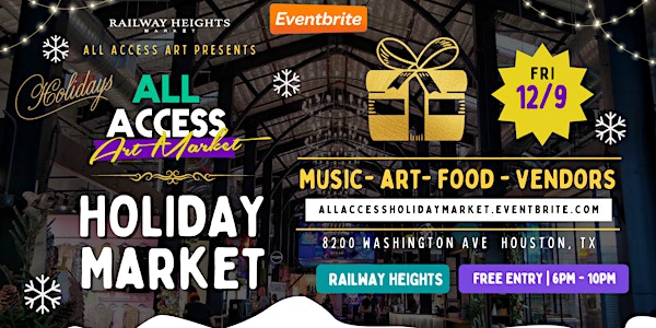 All Access Art Holiday Market: Railway Heights