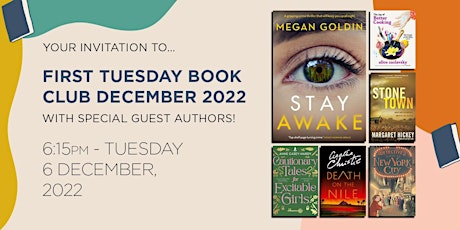 Image principale de First Tuesday Book Club December 2022 with special guest authors!