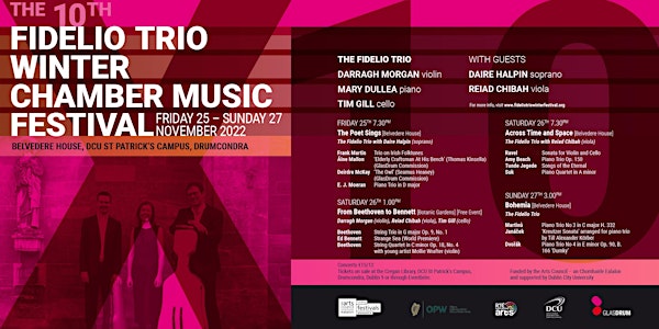 Fidelio Trio Winter Chamber Music Festival