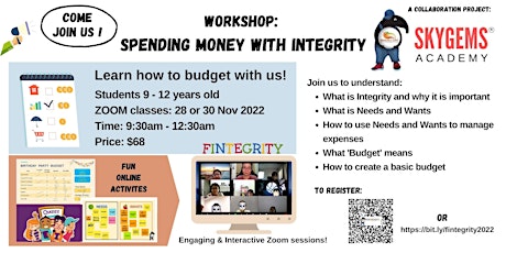 Holiday Workshop: Spending Money With Integrity