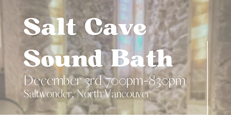 Salt Cave Sound Bath