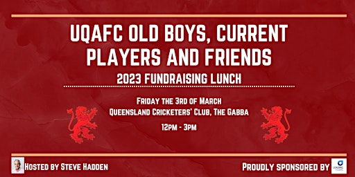 UQAFC Old Boys, Current Players and Friends - 2023 Fundraising Lunch