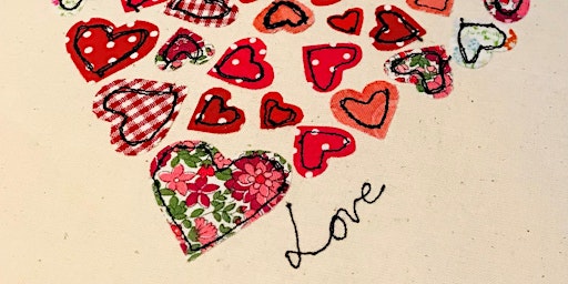 Free Motion Embroidery Class - Hearts at Abakhan Mostyn primary image