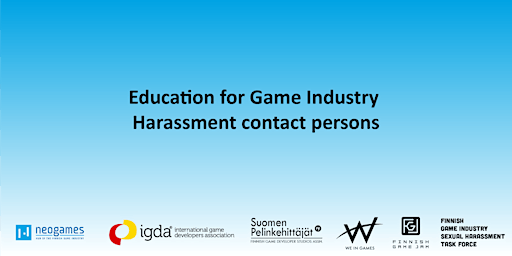 Education for Game Industry Harassment Contact Persons