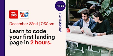 Online workshop: Create your landing page in 2 hours and collect your first leads