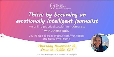 Primaire afbeelding van Thrive by becoming an emotionally intelligent journalist