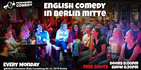 EXPATS in BERLIN #57  - English Comedy SHOW (+FREE Shots)