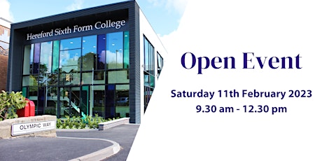 Hereford Sixth Form College Open Event