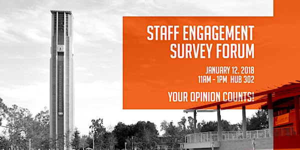 Staff Engagement Survey Forum