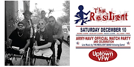 THE RESILIENT ~ A Special FREE Concert Following Army-Navy Game