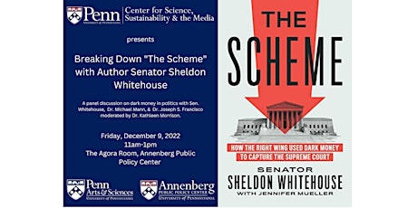 Breaking Down "The Scheme" with Author Senator Sheldon Whitehouse