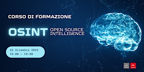 Corso formativo OSINT - Open Source Intelligence