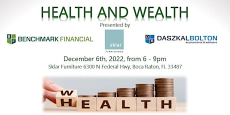 Health and Wealth - NEW DATE